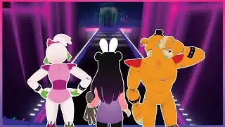 Glamrock Squid Games - Boneworks (Glass Bridge Challenge)