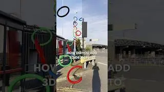 How to add 3D objects to any video #blender