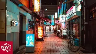 Night Cycling Tour In Kawasaki 4K