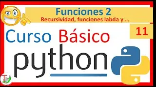 🚀 RECURSIVIDAD en PYTHON 🐍 - Funciones LAMBDA - Funciones recursivas Python - Tutorial Python #11👌