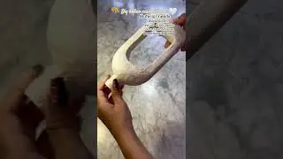 Diy handmade hollow ceramic vase🤍🎨