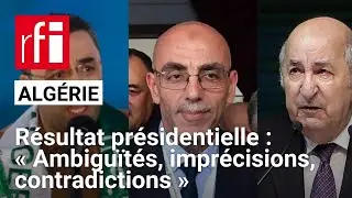 Algérie-Présidentielle : les 3 candidats dénoncent «des incohérences lors des résultats provisoires»