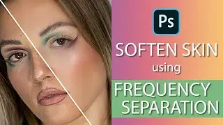 Frequency Separation Technique | Skin Softening Skin Retouching Process | FREE Photoshop Action