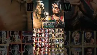 Goro and Sheeva Character Selection in Mk9 , MkX , Mk11 and Mk1 Khaos Reigns 