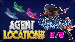 8/8 agent location/HUNTER SACRIFICIAL KNIFE LOCATION/GENSHIN IMPACT