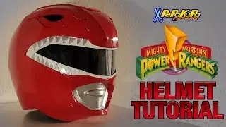 HOW TO MAKE A POWER RANGERS HELMET / RED MIGHTY MORPHIN POWER RANGER / DIY