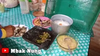 Masak sambel tempe terong buat saraan