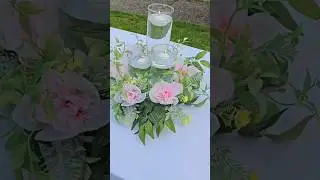 Centro de mesa Para boda/wedding centerpiece idea #fiesta #decora #diy #wedding #flores #mesa