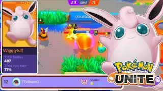 Top Rank Pokemon Unite | WIGGLYTUFF Pokemon Unite Gameplay by TTVBruvHD