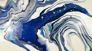 Escaping Disaster: Fluid Art Gone Wrong - Open Cup Acrylic Pour