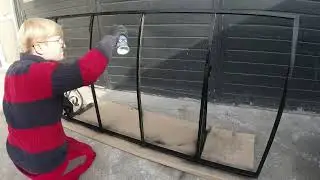 Restoration of an old entrance canopy