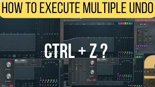 FL Studio 21 | How to execute Multiple UNDO in FL Studio?