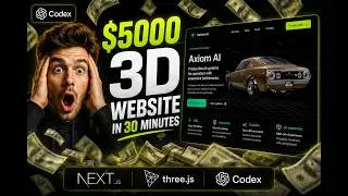 Build a 3D Interactive Website with Next.js, Three.js & AI (Full Tutorial) | Codex 