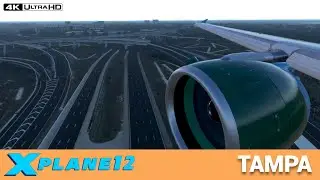 TAMPA A320NEO Landing | X Plane 12