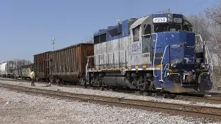 Cleveland Trains with Omnitrax CCR W&LE 663 Amtrak