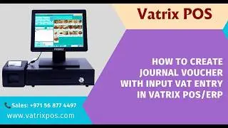 How To Create Journal Voucher With Input Vat Entry In Vatrix POS / ERP
