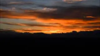 Sonnenuntergang in Türkheim am 04.01.2016