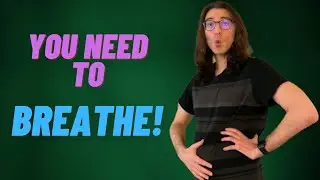 How To Take A Singer's Breath - Voice Lessons For Beginners