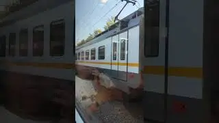 ЭП2Д 0140 отправляетя со станции Перово.