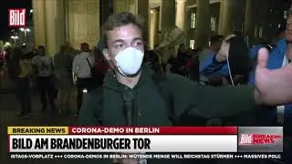 Bild Reporter- Harry Krischner (Hare Krishna) Berlin Corona Demo