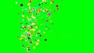 Confetti Green Screen