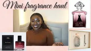 Mini fragrance haul and review |Zara Red Vanilla | Zara Nude Bouquet | Guerlain La Petite Robe Noire