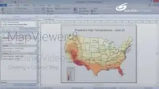 MapViewer 8 | Creating a Contour Map