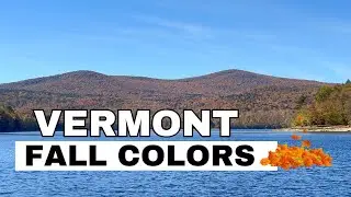 Fall Foliage in Vermont 🍂 Thrifting \ Leaf Peeping on the Lake