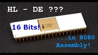 8080 Assembly Programming: 16 bit Subtraction
