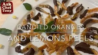 How to make Candied orange peel