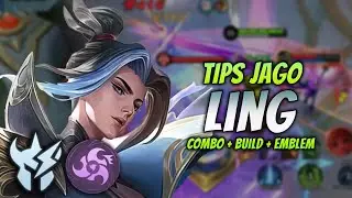 HOW TO PLAY NERFED LING ! BEST AND LATEST 2023 LING BUILD & EMBLEM ! | FAST HAND LING GAMEPLAY