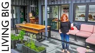 Modern Urban Living in a 2x20ft Shipping Container Home