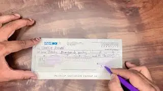 अकाउंट pay चेक कैसे भरे ll Account pay cheque kaise banaye hindi ll How to fill cheque on account