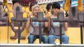 [Fancam] 120616 ZE:A Dongjun, Hyungsik - 놀이기구타는 동준, 형식