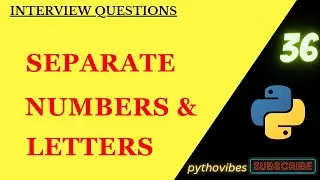 how to separate alphabets and digits in Python 