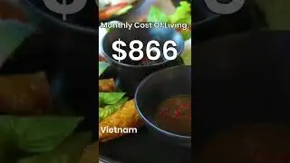 10 Best Countries To Live In Asia CHEAP #Digitalnomad #Shorts