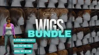 Wigs Bundle [ESX/QB] [SCRIPT+ MLO]  Fivem Script by FWB Studio (fs_wigsbundle)