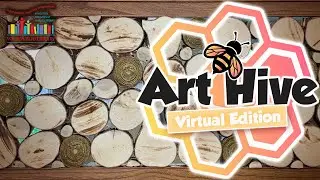 Art Hive - Wood Slice Art