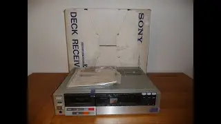 SONY XO-7 Stereo Deck Receiver VTG 1982 Player Recorder