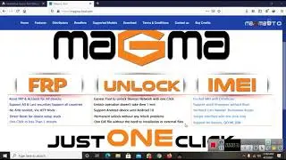 Magma Tool Free Download All Samsung One Click Frp Remove 2021