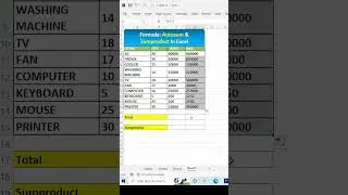 Sumproduct Formula in Excel 🔥| How to Use Sumproduct Formula in Excel |