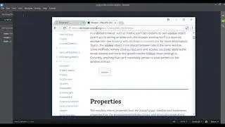 The window object in JavaScript