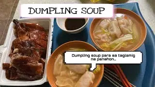 CHINESE DUMPLING SOUP…EASY TO COOK!