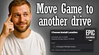 Epicgames move game to another drive - Full Guide