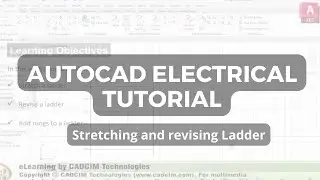 Stretching & Revising Ladder Tutorial - CADCIM Technologies