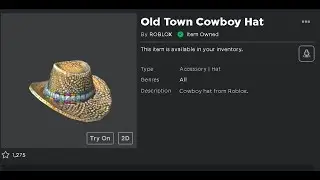HOW TO GET Old Town Cowboy Hat