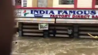 Man drowning in Hyderabad floods #shorts