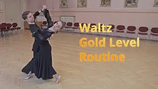 Waltz Gold Level Choreography | Contra Check, Left Whisk