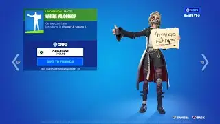 Fortnite Item Shop *NEW* ANYWHERE BUT HERE EMOTE