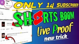 Only 14 Subscriber Shorts Boom 💥 - How To Viral Shorts YouTube 2023